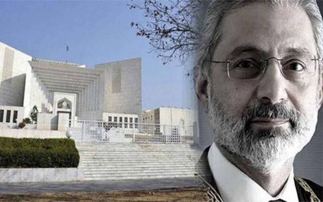 جسٹس فائز عیسیٰ نے اپنے فیصلے کیخلاف لارجر بنچ کی کارروائی پر اعتراض اٹھا دیا