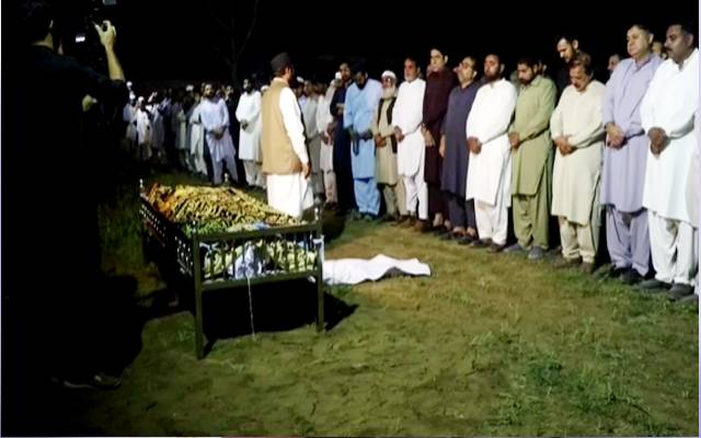عمران خان حملہ کیس کے مدعی پولیس افسر کی نماز جنازہ ادا کردی گئی