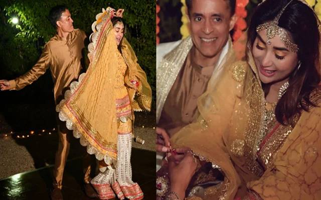 پاکستانی اداکارہ، گلوکارہ، نغمہ نگار اور ٹیلی ویژن میزبان کومل رضوی نے اپنی مہندی پر شوہر علی اپل کے ساتھ ڈانس کیا جو کہ وائرل ہو گیا ہے۔