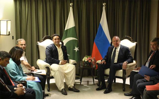 شنگھائی تعاون تنظیم اجلاس؛وزیر خارجہ بلاول بھٹو کی روسی ہم منصب سے ملاقات 