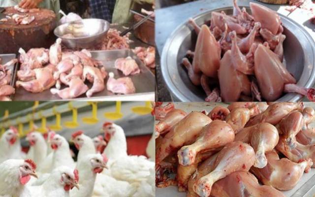 برائلر مرغی کے گوشت کی قیمتوں میں اتار چڑھاؤ  کا سلسلہ جاری ہے۔ لاہور میں برائلر مرغی کے گوشت کی قیمت میں مزید  15 روپے اضافہ ریکارڈ کیا گیا ہے۔   