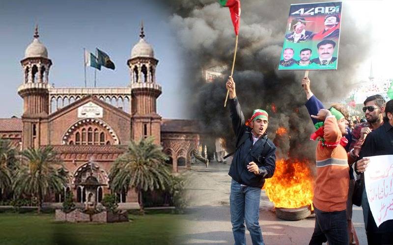 لاہور ہائیکورٹ: پی ٹی آئی کے تمام زیرِ حراست کارکنوں اور رہنماؤں کی فہرست جاری کرنے کا حکم