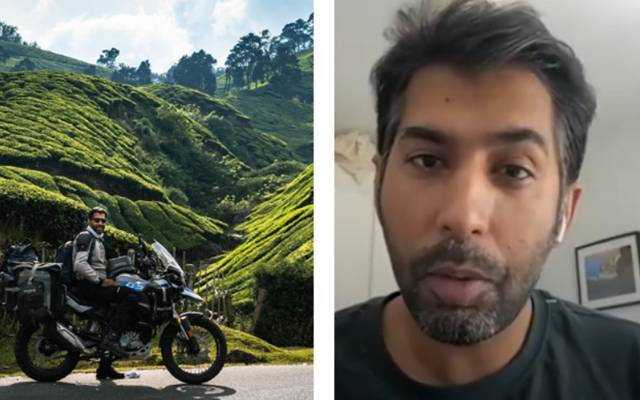 حسن نامی پاکستانی وی لاگر کی بھارت کی مختلف جگہوں پر موٹر سائیکل پر سیر کرنے کی ویڈیو وائرل ہو گئی۔