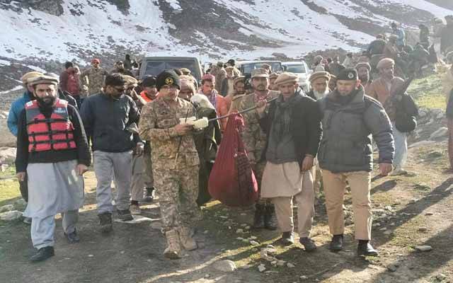 گلگت بلتستان میں برفانی تودے سے تباہی, پاک فوج کا ریسکیو آپریشن تیزی سے جاری