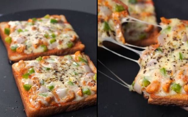 کھانے کے شوقین افراد کے لیے چیز (cheese) سے بھرپور پیزا گھر بیٹھے منٹوں میں تیار۔ 