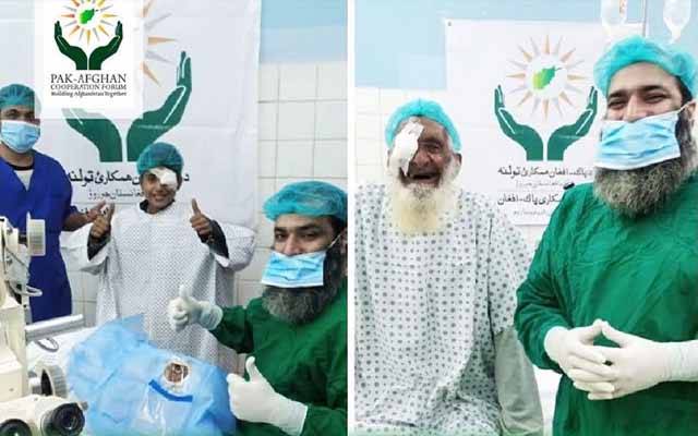 پاک افغان کو آپریشن فورم اور الخدمت فاؤنڈیشن کی مشترکہ کاوش سے افغانستان میں مفت آئی کیمپ کا انعقاد