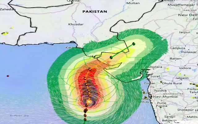سمندری طوفان ’بائیپر جوائے‘ کمزور ہو کر ڈپریشن بن گیا