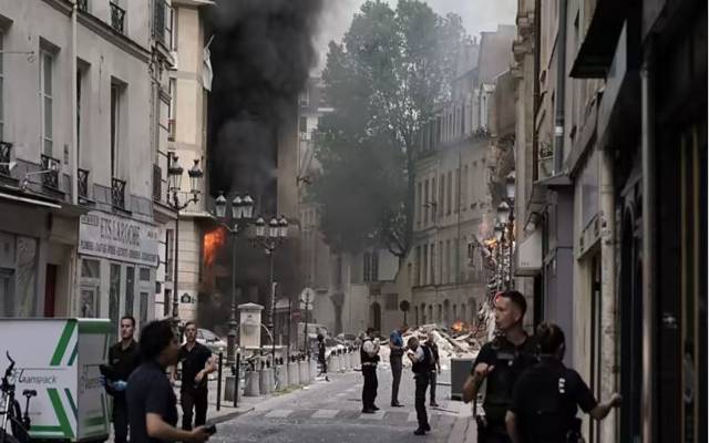 فرانس کے دارالحکومت پیرس میں زوردار دھماکا، 16 زخمی