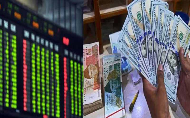 پاکستان سٹاک مارکیٹ میں زبردست تیزی ، ڈالر کی قیمت برقرار