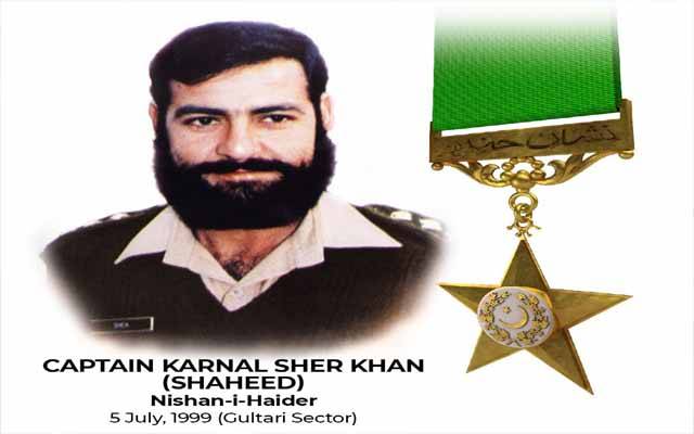  کیپٹن کرنل شیر خان کا 24 واں یوم شہادت، عسکری قیادت کا خراج عقیدت