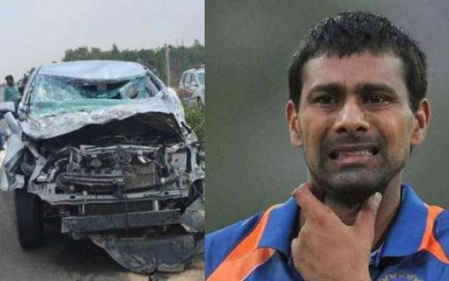 سابق بھارتی فاسٹ بولر کی گاڑی کو حادثہ،بال بال بچ گئے 
