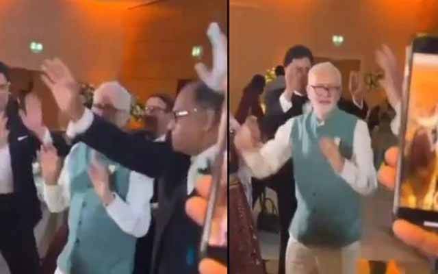 برطانوی سیاسی پارٹی کے سابق سربراہ کا پاکستانی شادی میں بھنگڑا سوشل میڈیا پر وائرل