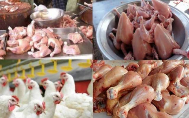  برائلر مرغی کے گوشت کی قیمتوں میں اتار چڑھاؤ  کا سلسلہ جاری ہے۔ لاہور میں برائلر مرغی کا گوشت 21 روپے سستا ہو گیا ہے۔ 