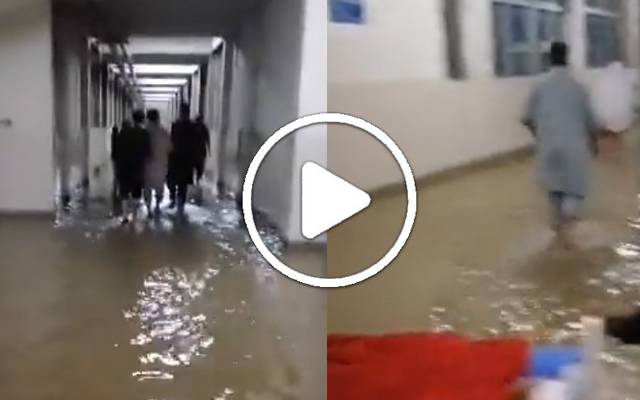  ایبٹ آباد شہر اور گردونواح میں شدید بارش کے باعث پانی ایوب میڈیکل کمپلیکس سمیت کئی کالونیوں اور آبادیوں میں پانی داخل ہوگیا ہے۔