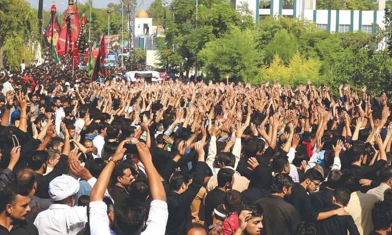یوم عاشور:شہر شہر ماتمی جلوس،سبیلیں،شہداء کربلا کو خراج عقیدت