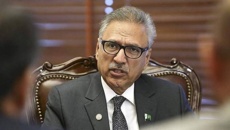 بھارت کا کشمیریوں کے حقوق سے مسلسل انکار غیر قانونی عمل ہے: عارف علوی
