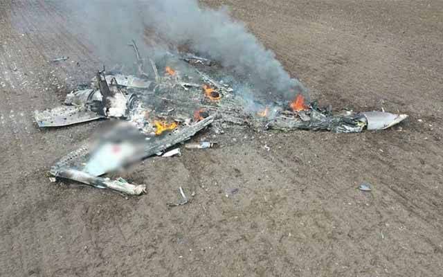 سعودی ایئر فورس کا لڑاکا طیارہ گر کر تباہ 