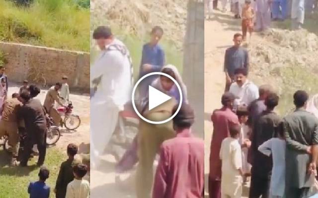  نوجوان بیٹی کے سامنے پنجاب پولیس کا مبینہ طور پر باپ کو برہنہ کر کے تشدد کا نشانہ بناتے گرفتار کرنے کی ویڈیو سماجی رابطے کی ویب سائٹ ایکس پر وائرل ہوگئی۔