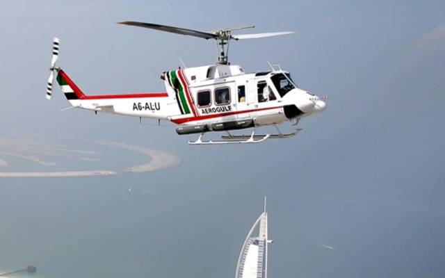  متحدہ عرب امارات میں تربیتی ہیلی کاپٹر سمندر میں گر کر تباہ ہوگیا، جس میں دو پائلٹ سوار تھے۔