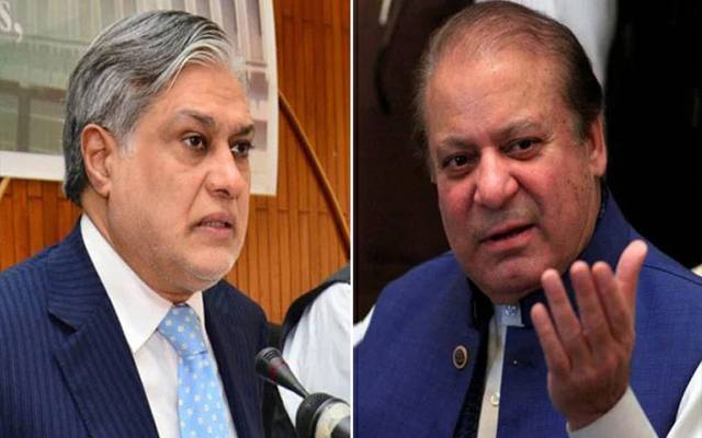 اسحاق ڈار پاکستان کیلئے روانہ، نوازشریف کا وطن روانگی کا شیڈول تیار
