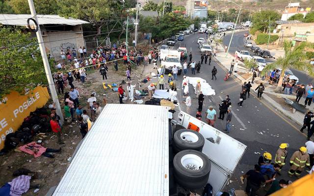 میکسیکو: حادثے میں 10 تارکین وطن ہلاک، 25 زخمی