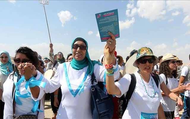 اسرائیل اور فلسطینی خواتین کی امن کیلئے مشترکہ ریلی