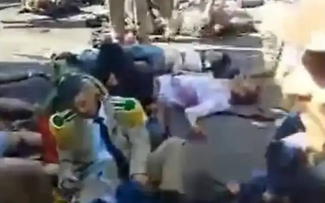 شام میں ملٹری کالج پر خونریز حملہ کی ویڈیو وائرل