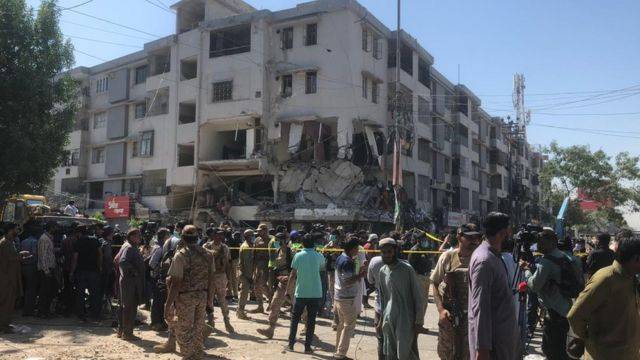 کراچی میں دھماکہ، 2 افراد زخمی ہوگئے