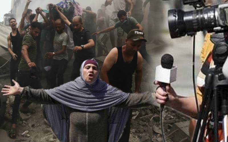 اسرائیل جنگی اصول بھول گیا،وحشیانہ بمباری،اب تک 1200فلسطینی شہید