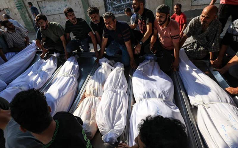 غزہ پر اسرائیلی بمباری میں شہید فلسطینیوں کی تعداد تین ہزار ہوگئی