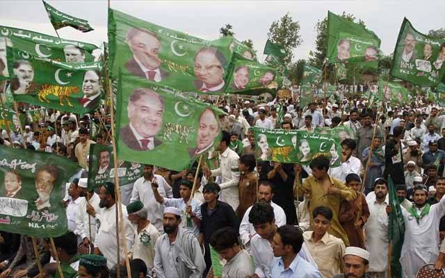 مسلم لیگ ن کامینار پاکستان پر جلسہ، لاہور کیلئے قافلے روانہ ہو گئے
