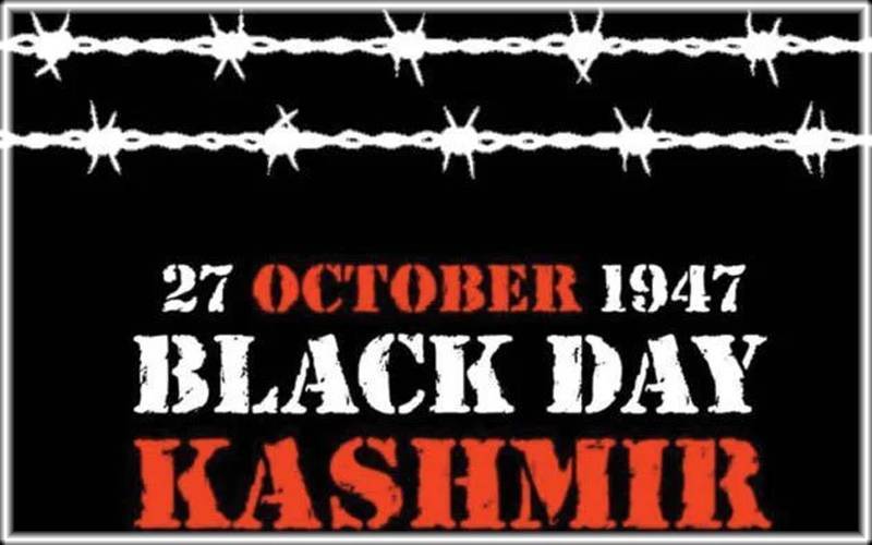  کشمیر پر بھارتی قبضے کو 76 سال مکمل، دنیا بھر میں کشمیری آج یوم سیاہ منا رہے ہیں