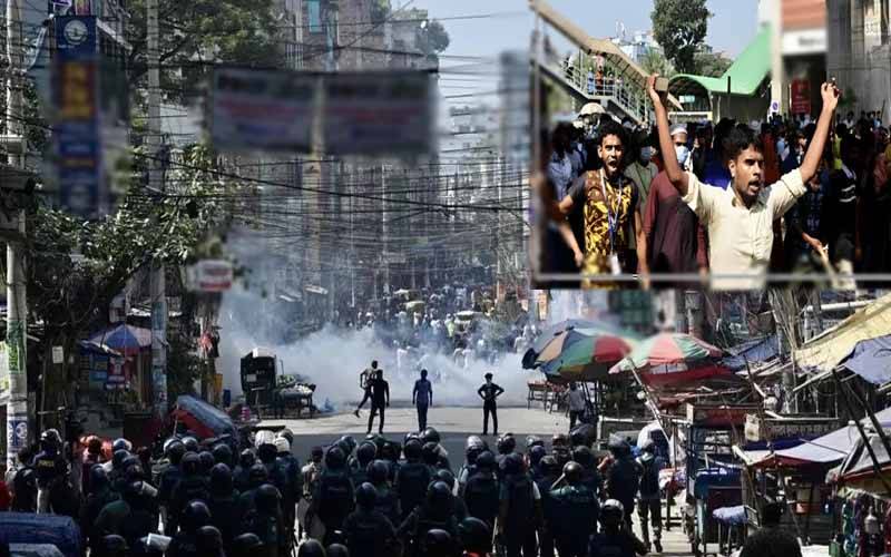 بنگلہ دیش: 300 فیکٹریاں بند، ملازمین کا احتجاج، تنخواہوں میں اضافے کا مطالبہ