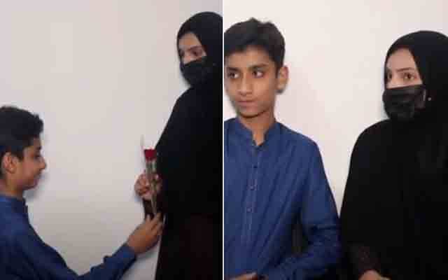 سوشل میڈیا پر18 سالہ لڑکے کی دہری عمر کی لڑکی سے شادی کے چرچے