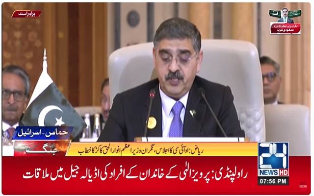  اسرائیل نے غزہ کو جہنم بنا دیا ،فوری سیز فائر کیا جائے ، نگران وزیراعظم 