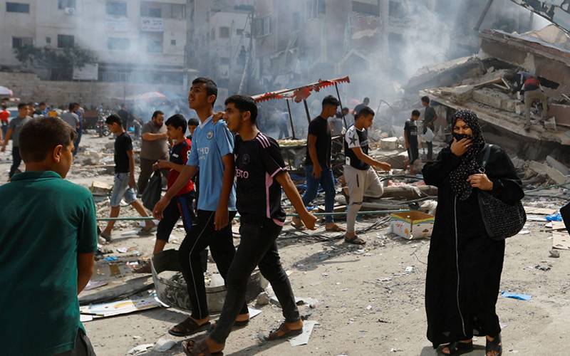 غزہ پر اسرائیلی بمباری،صورتحال سنگین،کئی نومولود چل بسے 