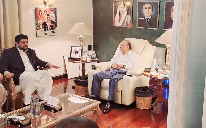 گورنر سندھ کامران ٹیسوری کی آصف علی زرداری سے ملاقات، مختلف امور پر تبادلہ خیال