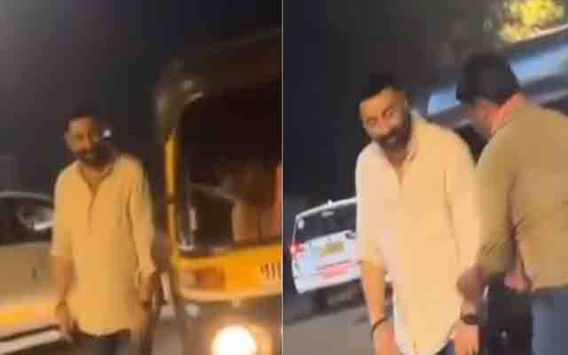سنی دیول کی نشے میں دھت سڑک پر گھومتے ویڈیو سوشل میڈیا پروائرل
