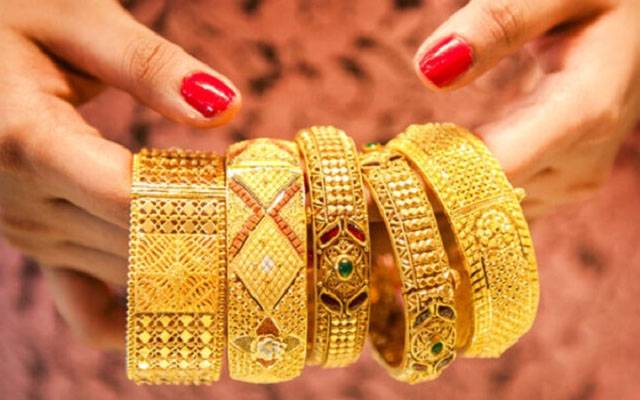 سونے کی فی تولہ قیمت میں اضافہ 