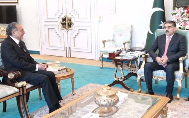 نگران وزیراعظم سے اقوام متحدہ میں پاکستان کے مستقل مندوب منیر اکرم کی ملاقات