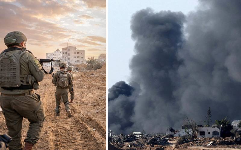 غزہ میں اسرائیلی کی جارحانہ کارروائیاں جاری، حماس کے دو کمانڈرز کو شہید 
