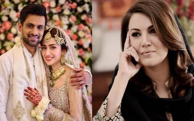 عمران خان کی سابقہ اہلیہ ریحام خان نے شعیب ملک اور ثنا جاوید کی شادی کی خبروں پر اپنا ردعمل دے دیا۔