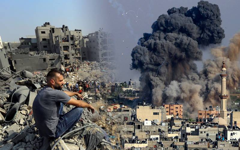 نہتے اور معصوم فلسطینیوں پر اسرائیلی مظالم کم نہ ہوئے،بمبار ی سے مزید 200شہید