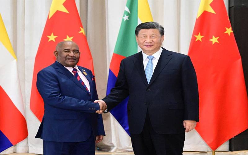 Le président chinois félicite Azali Osmani pour sa réélection à la présidence des Comores