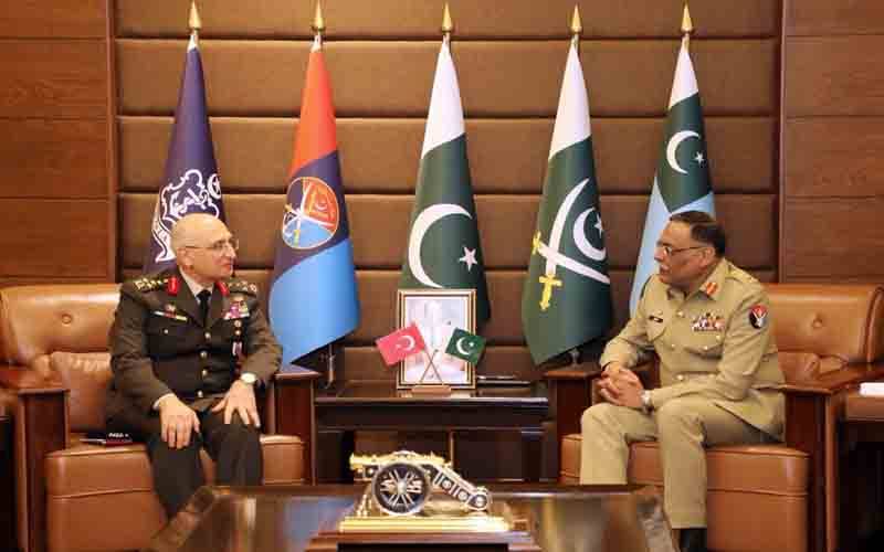 ترک فواج کے ڈپٹی چیف کی جنرل  ساحر شمشاد مرزاسے ملاقات، پاک فوج کی پیشہ ورانہ صلاحیتوں کی تعریف