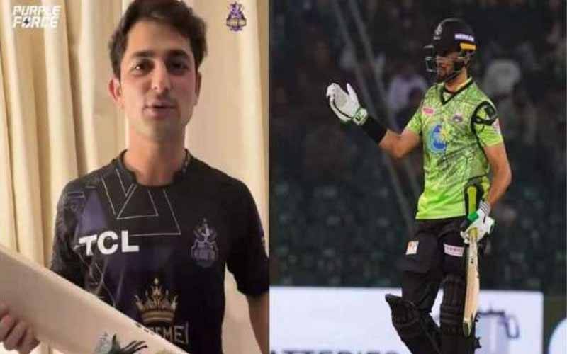 شاہین آفریدی نے کوئٹہ کے خواجہ نافع کو اپنا بیٹ گفٹ کر دیا