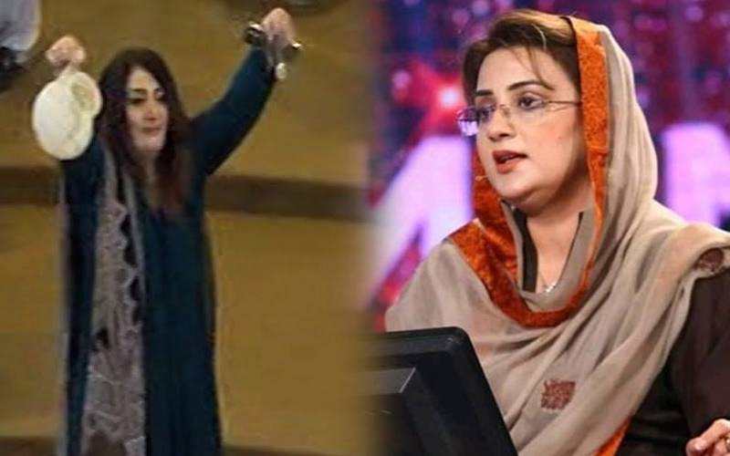 عظمیٰ بخاری ثوبیہ شاہد کی حمایت میں بول پڑیں،پی ٹی آئی کا رویہ قابل شرم ہے:لیگی رہنما 