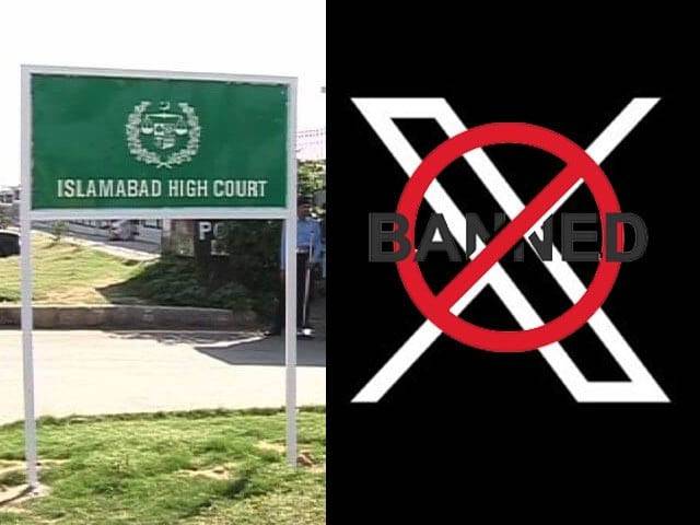 اسلام آباد ہائیکورٹ، ایکس (ٹوئٹر) کی بندش پر پی ٹی اے اور وزارت اطلاعات کو نوٹس جاری