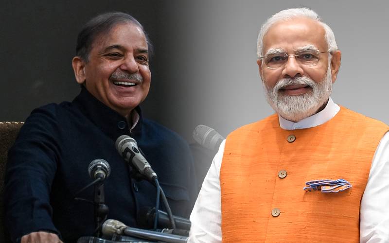 بھارتی ہم منصب نریندرمودی کی شہباز شریف کو وزیراعظم منتخب ہونے پر مبارکباد