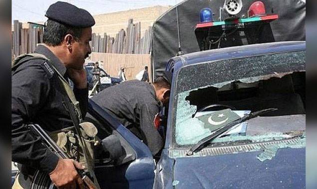 پشاور، پولیس موبائل پر فائرنگ، دو پولیس اہلکار شہید، ایک زخمی